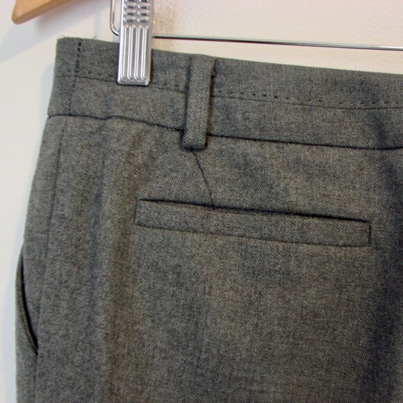 Ted Baker London Dark Gray Virgin Wool Dress Pants Trousers Size 8 - Picture 12 of 15